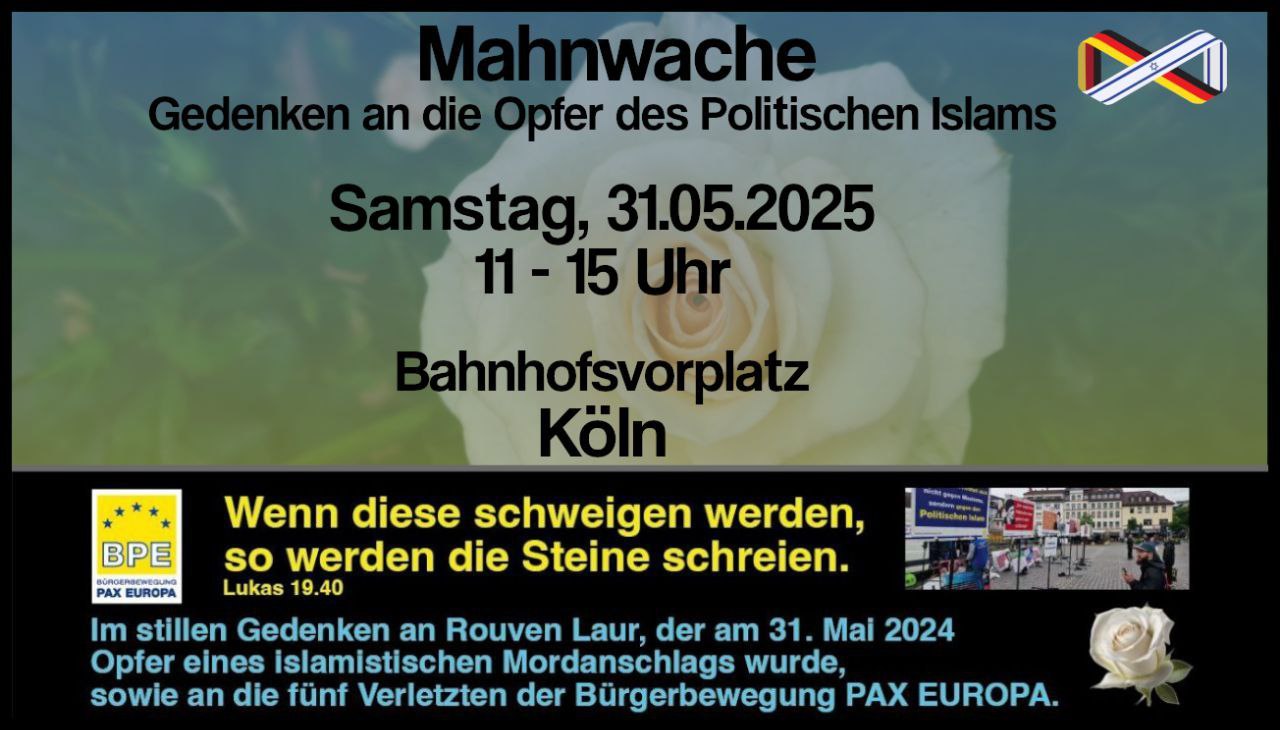 Mahnwache - Koeln