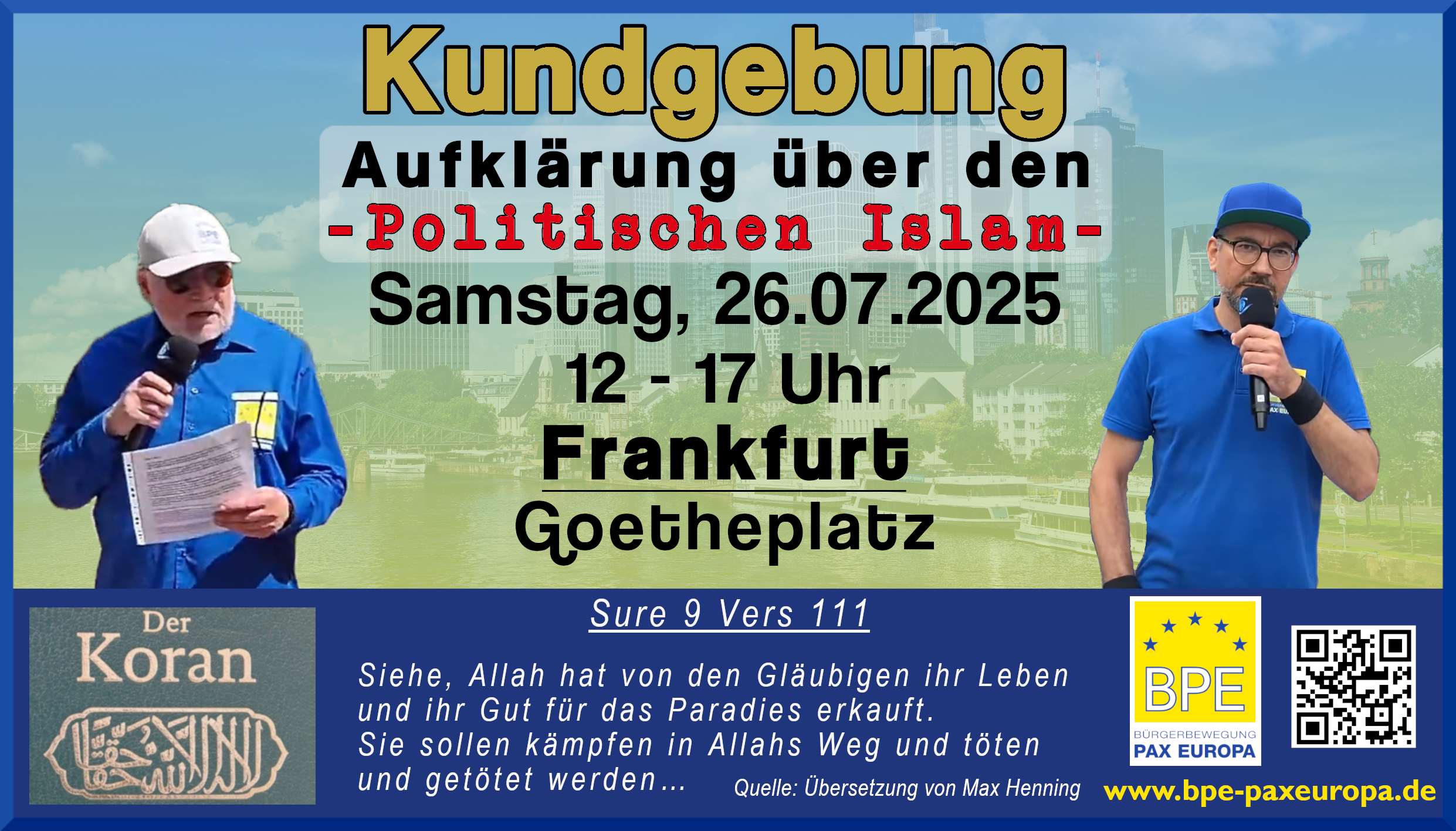 Kundgebung - Frankfurt