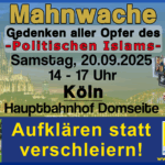 Mahnwache - Koeln