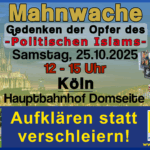 Mahnwache - Koeln