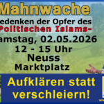 Mahnwache - Neuss