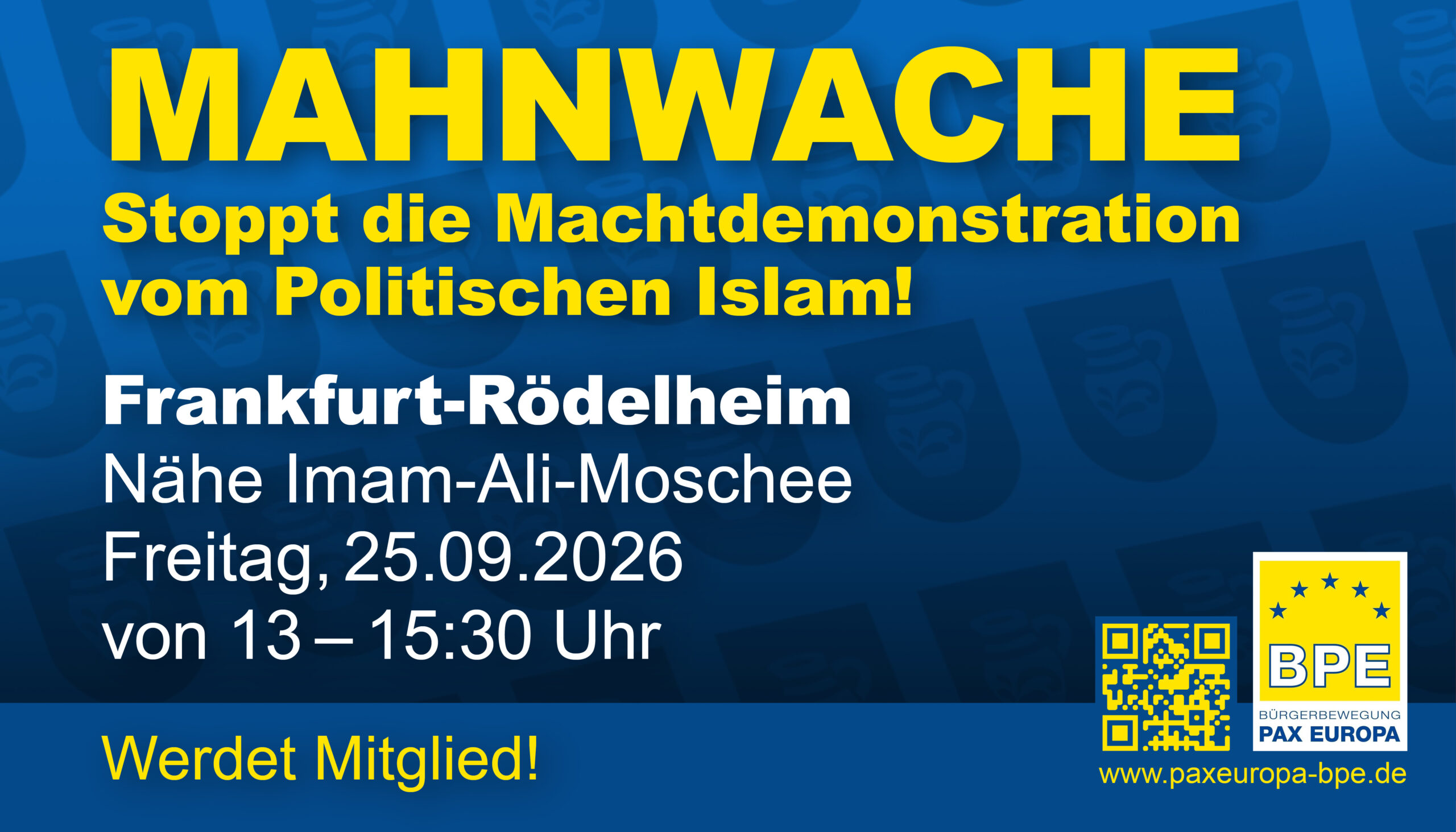 Mahnwache – Frankfurt-Rödelheim